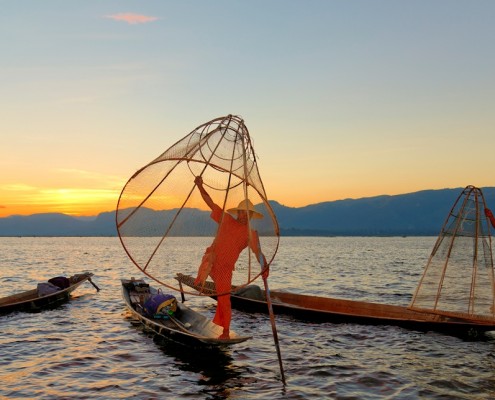 inle gölü